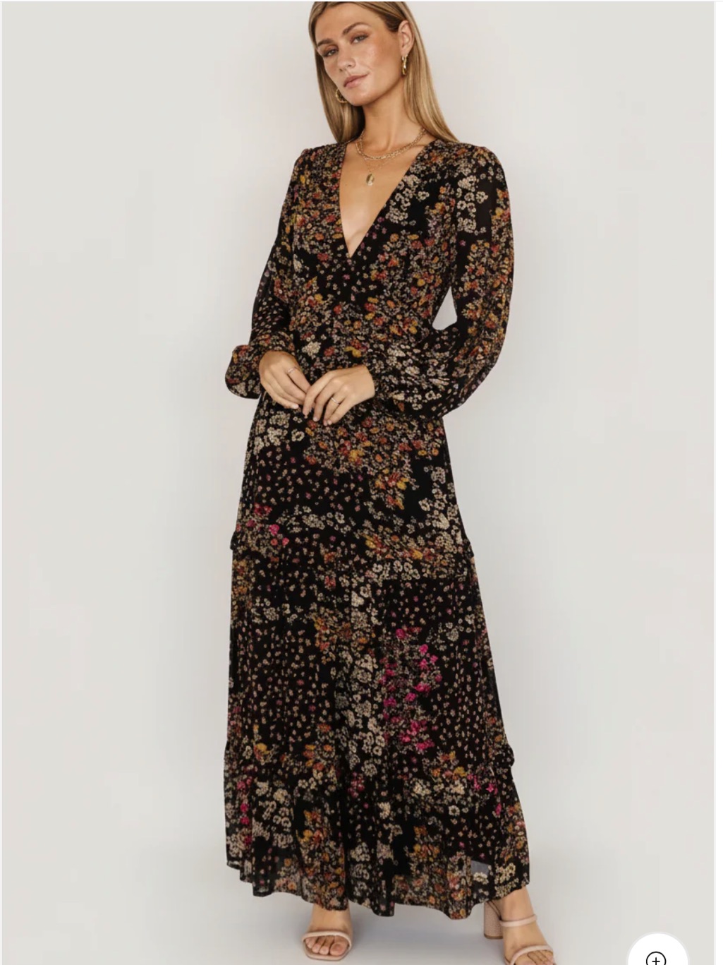 Nwt Baltic Born Bowman Deep V Maxi Dress Size 2xl